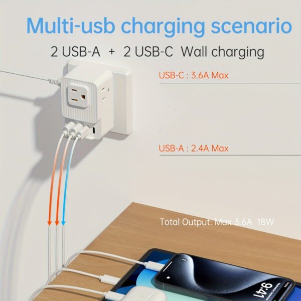 7-in-1 Travel Converter Plug -- MotPoet