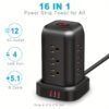 16-in-1 Power Strip Tower -- MotPoet