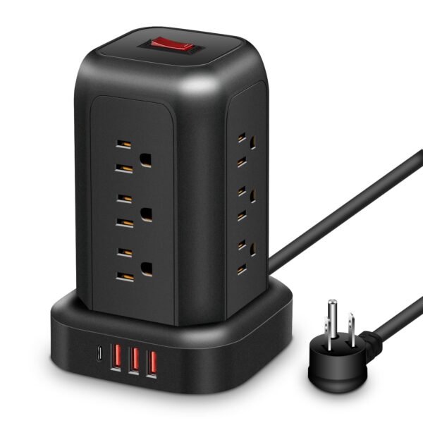 16-in-1 Power Strip Tower -- MotPoet