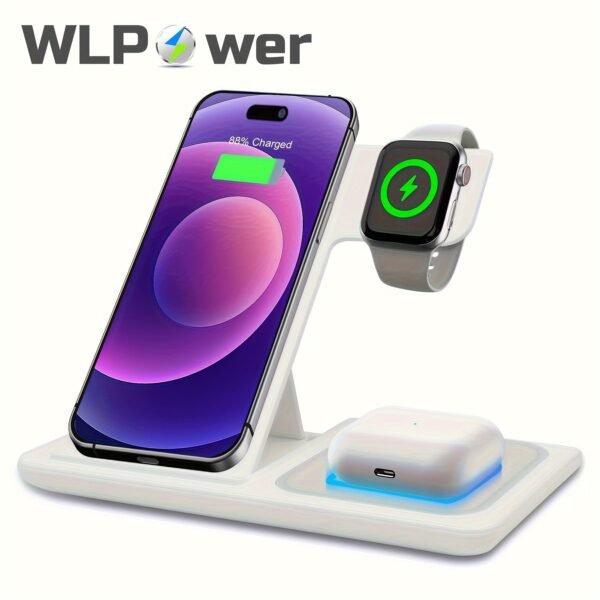 3-in-1 Magnetic Foldable Wireless Travel Charger Pro Max -- MotPoet