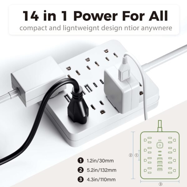 14-in-1 Power Strip -- MotPoet