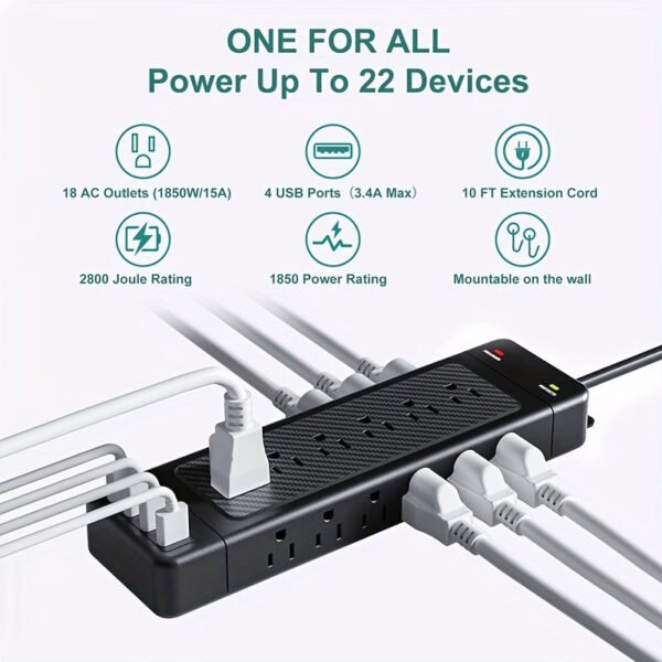 22-in-1 Power Strip -- MotPoet